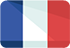 Flagge französisch, Faltflyer Bewährungshilfe